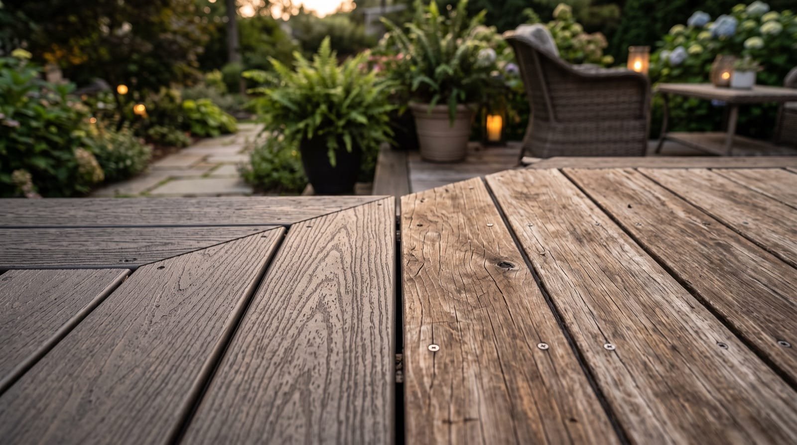 Terrasse bois ou composite : durabilité, entretien et prix comparés